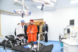 Image du Maroc Professionnelle de  Sa Majesté le Roi Mohammed VI, inaugure à Rabat un Centre médical de proximité - Fondation Mohammed V pour la Solidarité, le 11 Mai 2019 (Photo/ SPPR) via Jalilbounhar.com 